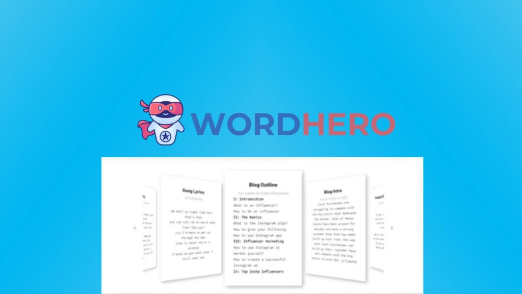 wordhero lifetime deal