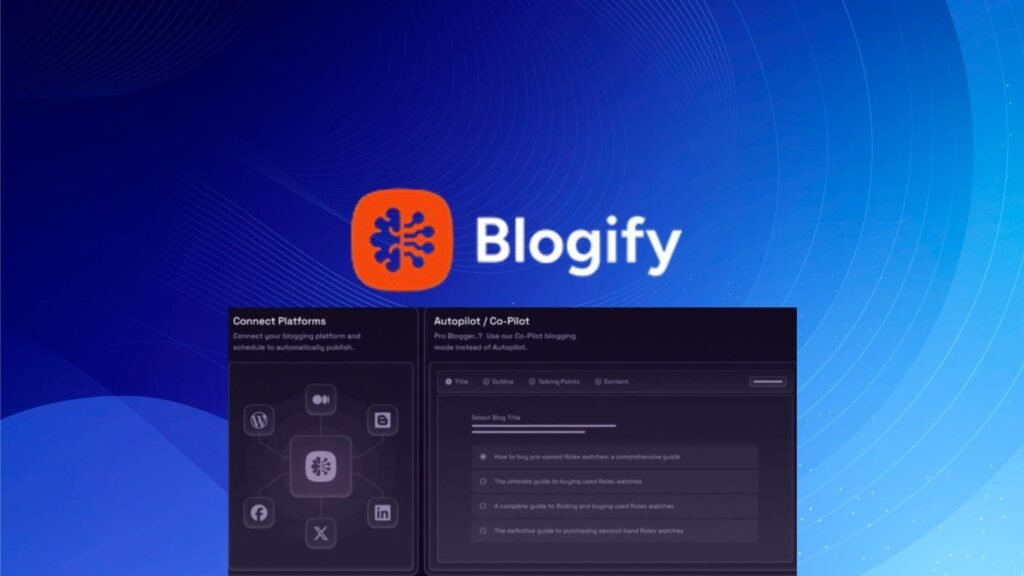 blogify review lifetime deals